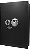 Barska Biometric Fingerprint Security Wall Safe 0.52 Cubic Ft